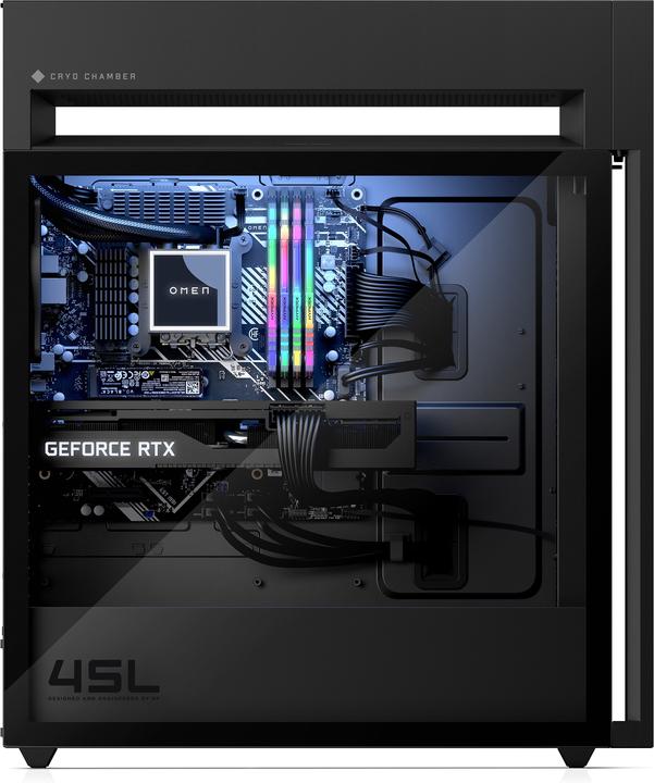 Actual product image HP Omen 45L (Intel Core i7-14700K, 32 GB, 1000 GB, GeForce RTX 4080)