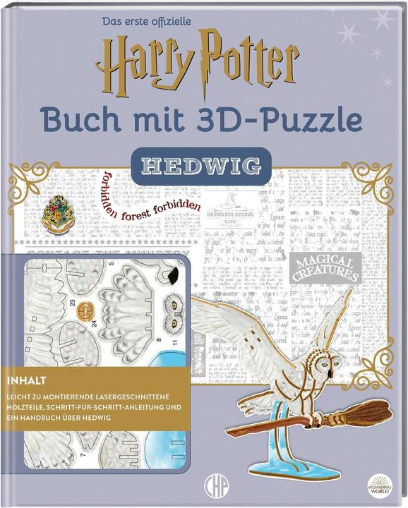 Actual product image Harry Potter - Hedwig - Das offizielle Buch mit 3D-Puzzle Fan-Art (German, Jody, Revenson, 2023)