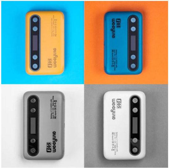 Produktbild Weeylite S05 portable pocket RGB Light Gray
