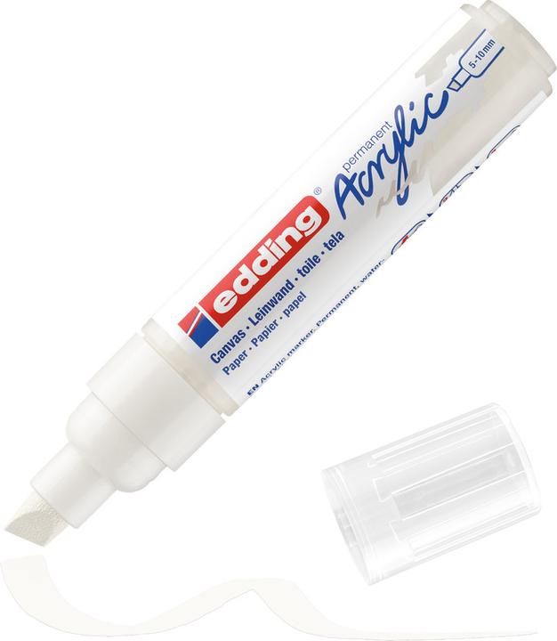 Image du produit Edding Marqueur acrylique 5000 (Multicolore, 10 mm, 5 x)