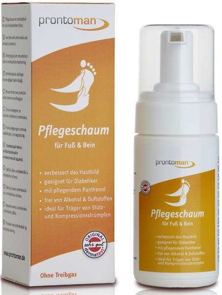 Produktbild Prontoman Schaum Schutz & Pflege (Fusscrème & Fussgel, 100 ml)