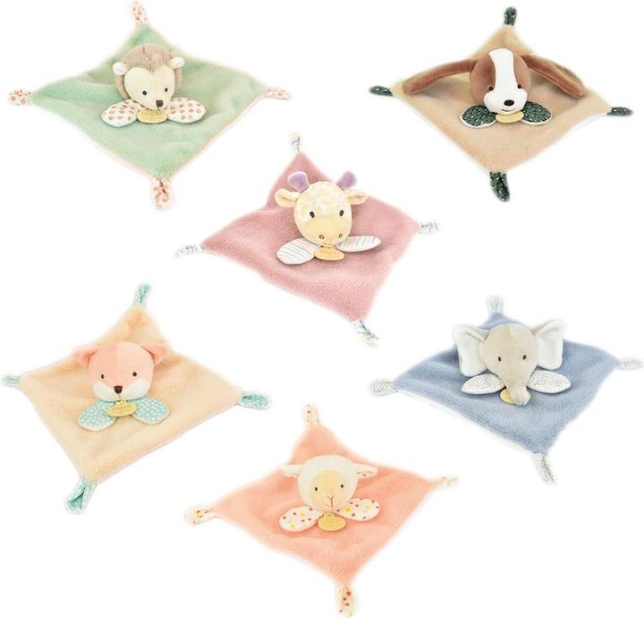 Immagine prodotto Doudou et Compagnie Panno per coccole animali Rikiki, 19cm 6x1ass (MQ6)