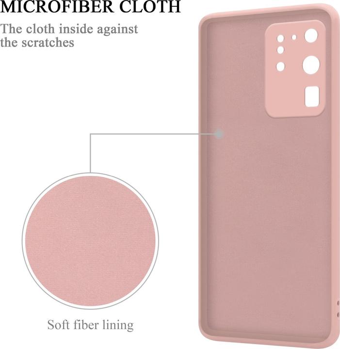 Actual product image Cadorabo TPU Liquid Ring Silicone Case Cover (Samsung Galaxy S20 Ultra)