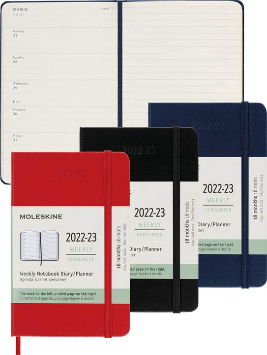Image du produit Moleskine Agenda des élèves (13 x 21 cm, Anglais)