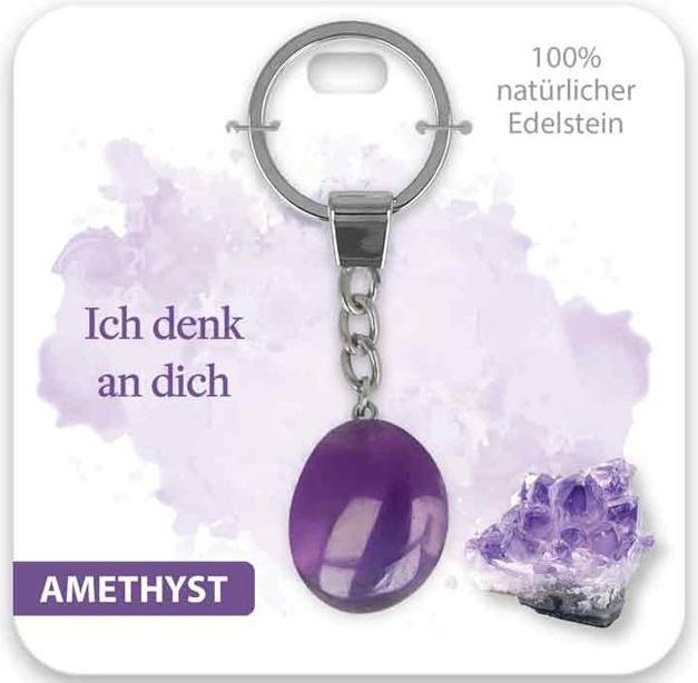 BB Klostermannn Schlsselanhnger Amethyst Ich denk an dich