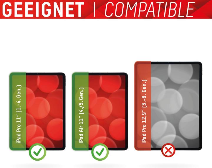 Actual product image Displex Tablet glass, tablet protective glass (1 Piece, iPad Air 2022 (5th Gen), iPad Air 2020 (4. Gen), iPad Pro 11 2018 (1. Gen), iPad Pro 11 2020 (2. Gen), iPad Pro 11 2021 (3rd Gen))