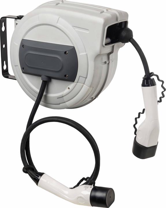 Produktbild As - Schwabe Aufroller für Elektroauto-Ladekabel 2 + 5 m (Typ 2, 11 kW, 16 A, 5 m)