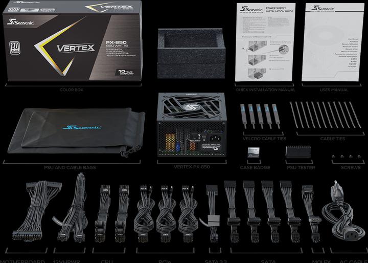 Produktbild Seasonic Vertex PX-850 (850 W)