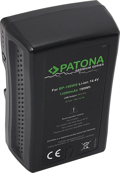Produktbild Patona Sony BP-190WS V-Mount (Akku)