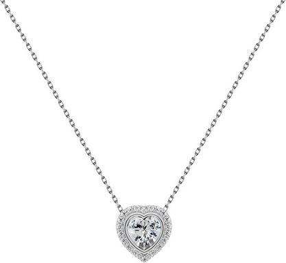 Produktbild Brilio Silver - Elegant Silver Necklace with Clear Zircons Heart NCL23W (Chain. Pendant)