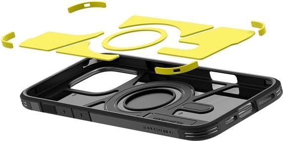 Actual product image Spigen Tough Armor MAG iPhone 16 Pro Max MagSafe czarny/black ACS08013 (Apple iPhone 16 Pro Max)