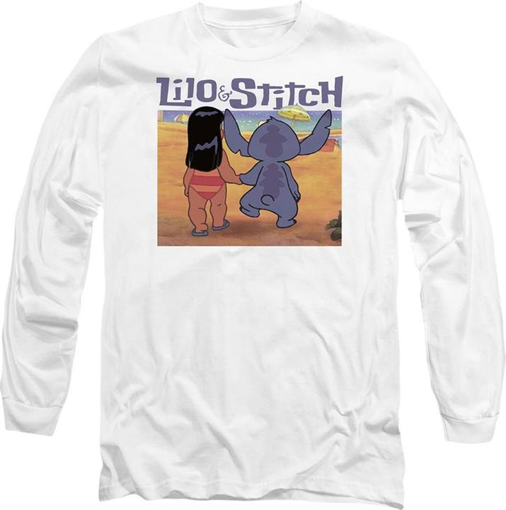Actual product image Lilo & Stitch Unisex Adult Into The Sunset T-Shirt (XL)