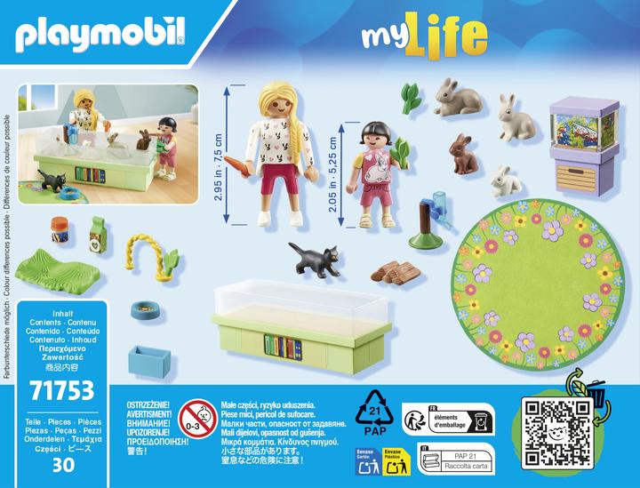 Image du produit Playmobil Famille avec lapins (71753, Playmobil Ma vie)