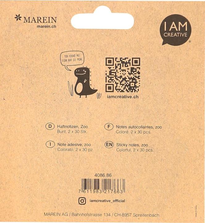 Produktbild I Am Creative Notizzettel, Sticky Notes
