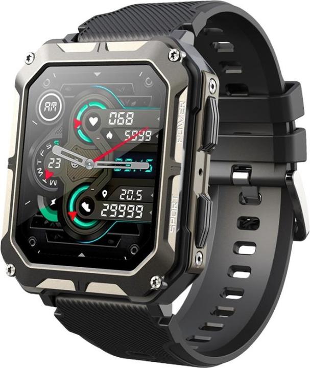 Image du produit RNCF27 SCHWARZ Herren-Smartwatch