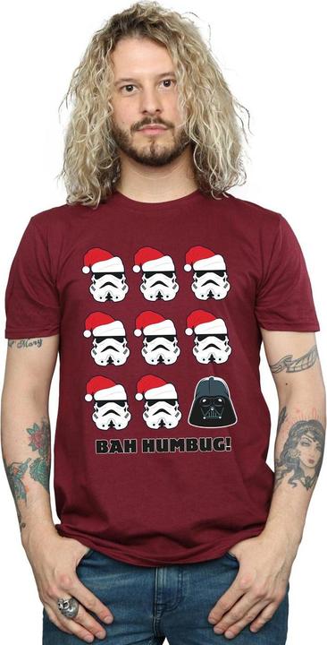 Actual product image Star Wars Mens Christmas Humbug T-Shirt (L)