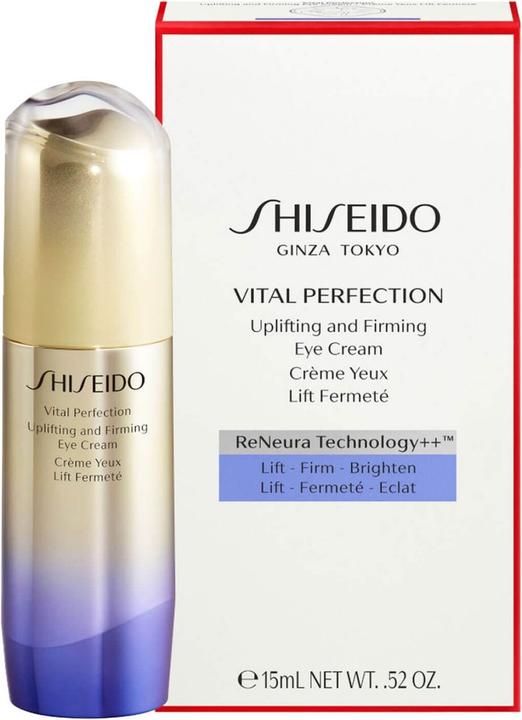 Image du produit Shiseido Vital Perfection - Crème pour les yeux liftante et raffermissante (Crème, 15 ml, Jour + nuit)