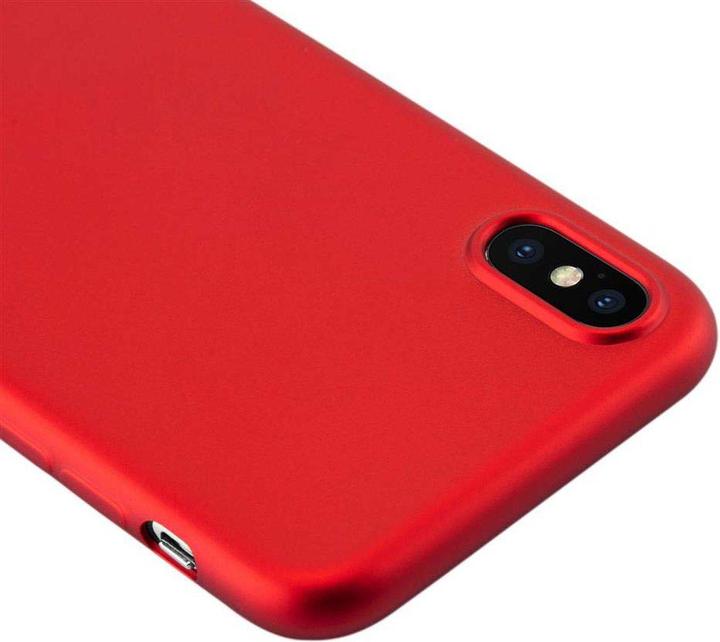 Productafbeelding Cadorabo TPU Matte Metallic hoes (Apple iPhone X)