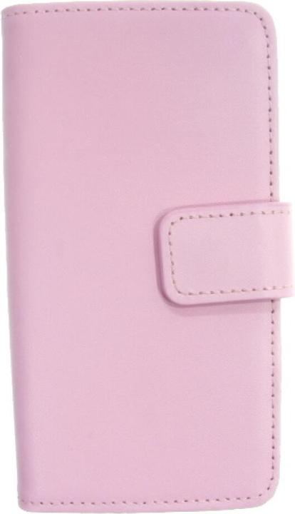 Actual product image OEM Slim Leather Book Case for HTC M4 mini - pink 4250710542529 (HTC One Mini)