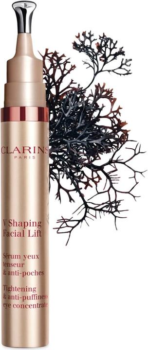 Immagine prodotto Clarins V Shaping Lift Facial Tightening e concentrato anti-borse per gli occhi (Siero, 15 ml, Giorno)