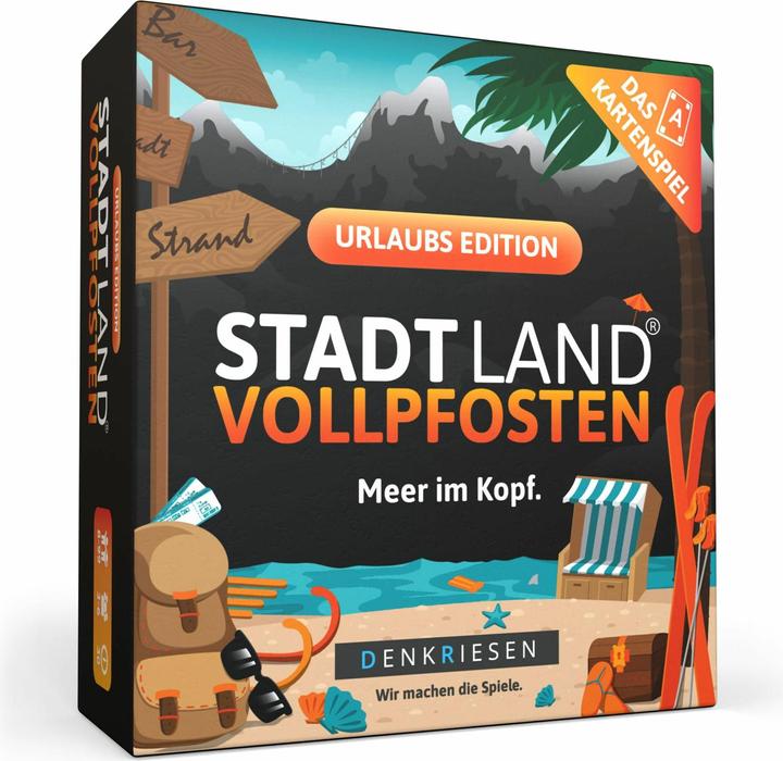 Image du produit Denkriesen - VILLE TERRE A TERRE® - Le jeu de cartes - URLAUB EDITION - "La mer en tête. (Allemand)