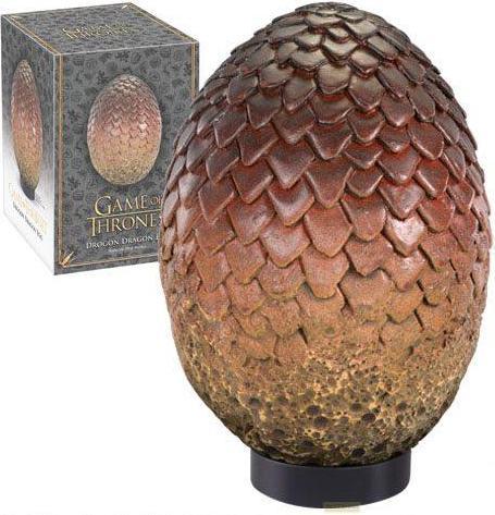 Actual product image Noble Collection Game of Thrones replica dragon egg Drogon 20 cm