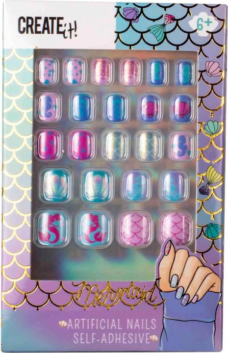 Image du produit Create It! Mermaid -Ongles artificiels, autocollants