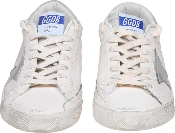 Produktbild Golden Goose super star in white/grey leather (41)