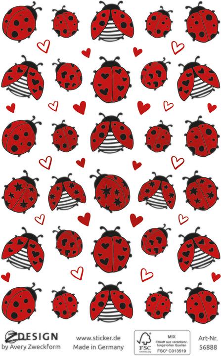 Actual product image Avery Deco stickers
