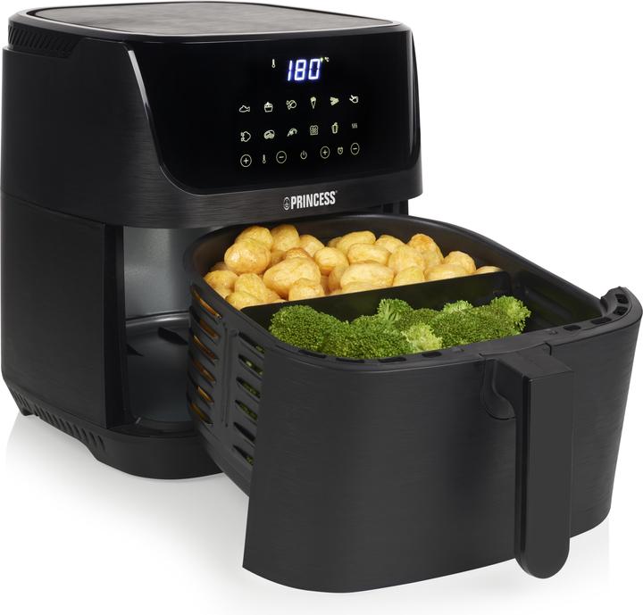 Actual product image Princess Digital Hot Air Fryer 6.5 L with Partition Wall (EU plug)
