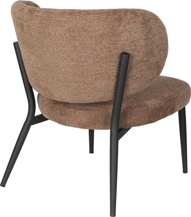 Produktbild Zuiver Sanne Lounge Chair Orange Grey