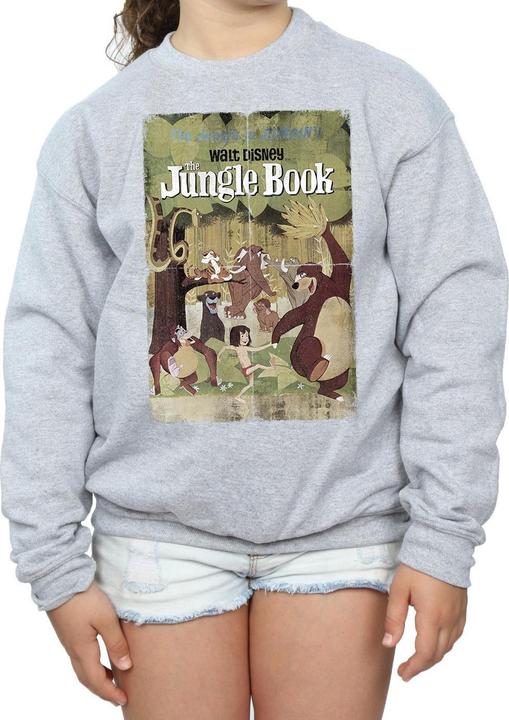 Immagine prodotto Disney The Jungle Book Retro Poster Felpa Ragazze (152, 158)