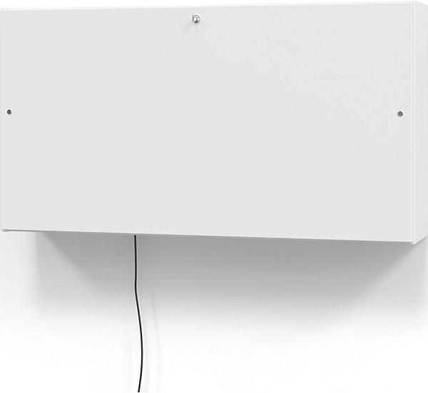 Image du produit Hammerbacher Bureau mural Mini-Office, h x l x p 650 x 1200 x 260 mm, blanc / blanc.