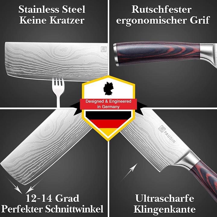 Actual product image Paudin Nariki cleaver, 17cm (17 cm)