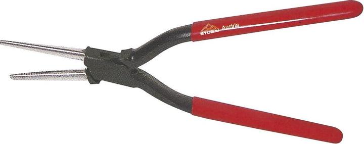 Produktbild Stubai Spengler-Rundzange Zangespitzen mit Zahnung Länge 240 mm Kohlenstoffstahl (240 mm)