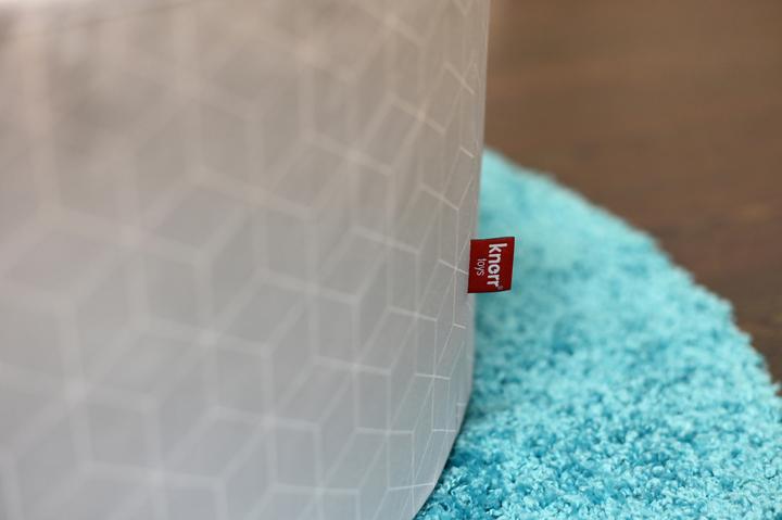 Image du produit Knorrtoys Piscine à balles soft - "Grey" - 300 balls creme/grey/rose (ca. 6cm diamètre)