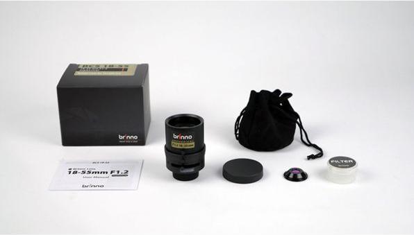 Immagine prodotto Brinno Obiettivo BCS 18-55 Obiettivo per TLC200 Pro Lunghezza focale 18-55 Apertura f1.2 (C-mount)