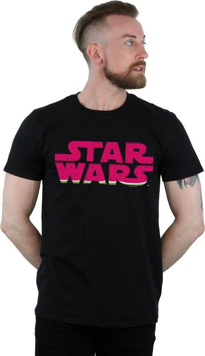 Immagine prodotto Star Wars Watermelon Logo Maglietta Uomo (4XL)