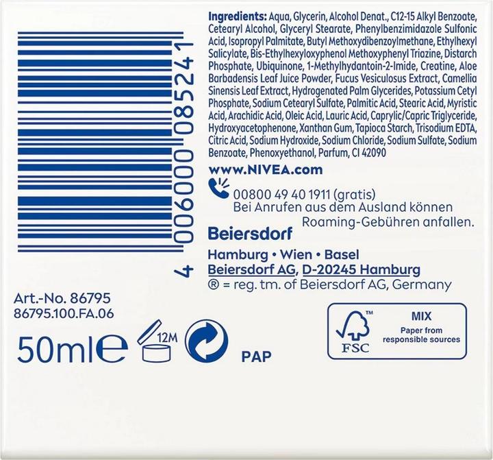 Actual product image NIVEA Q10 Power (50 ml, Day cream, SPF 15)
