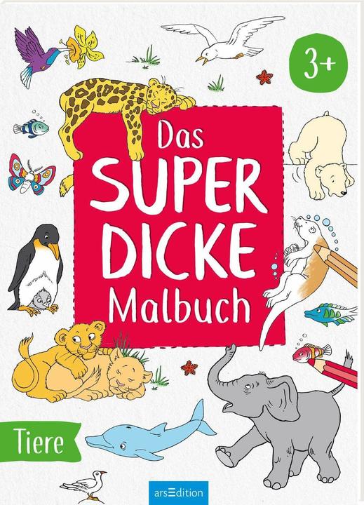 The super thick colouring book - Animals