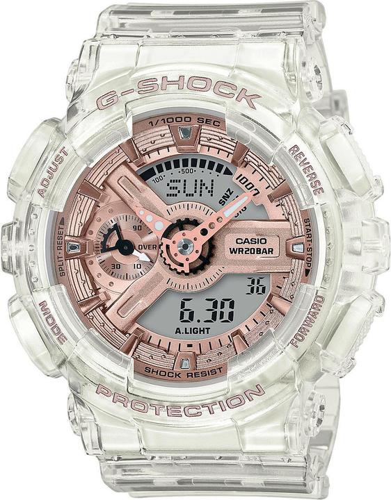 Actual product image Casio G-Shock GMA-S110SR-7AER (Digital watch, Analogue wristwatch, 46 mm)