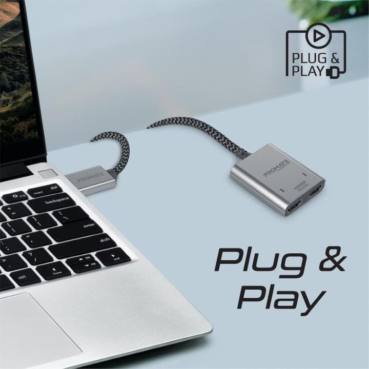 Image du produit ProMate MediaSplit-H2 Répartiteur HDMI 4K (1 m, HDMI)