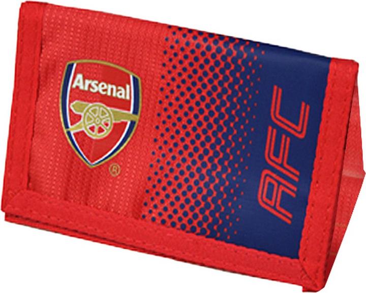 Actual product image Arsenal FC Official Fade Touch Fastening Football Crest Wallet