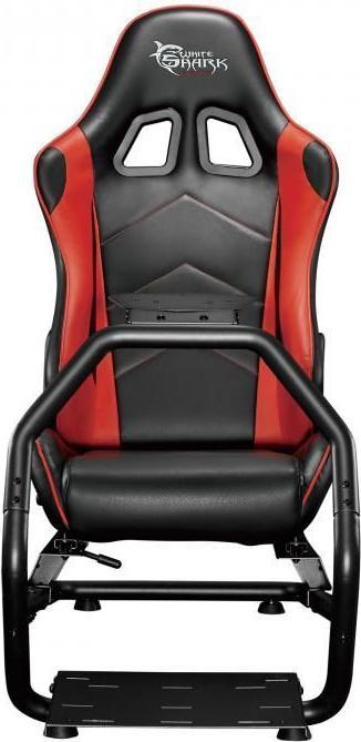 Actual product image White Shark Gaming chair for the King of Speed Racing simulation cockpit