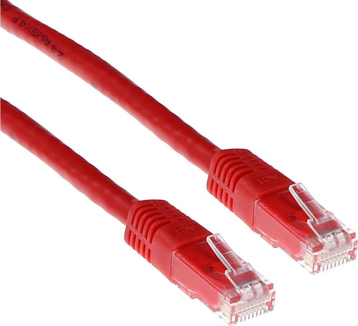 Actual product image CAT6A UTP 15m Cat6a U/UTP (UTP) Red Network Cable (U/UTP, CAT6a, 15 m)