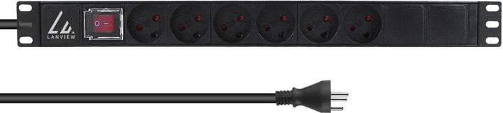 Immagine prodotto Lanview Rack-Montage-Steckdosenleiste