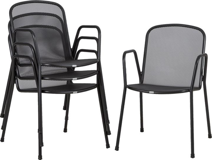 Actual product image Acamp Set 4x ALFREDO stacking chairs