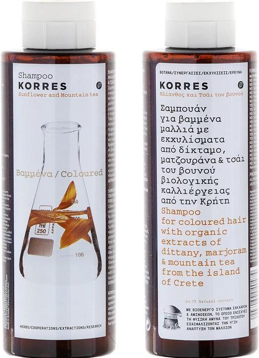 Produktbild Korres Sunflower & Mountain Tea (250 ml, Flüssiges Shampoo)