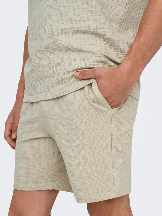 Produktbild Only & Sons Onskian Reg Seersucker Shorts (XS)