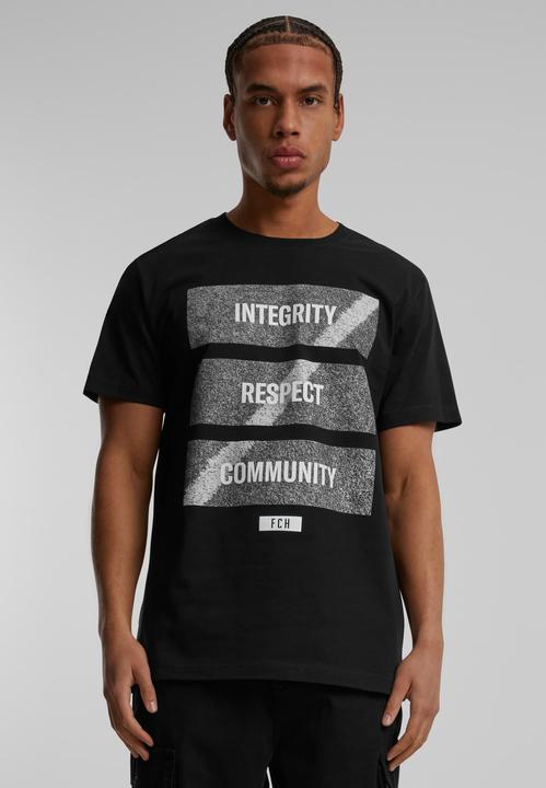 Actual product image Merchcode Footballs Coming Home Integrity, Respect, Community Tee - 139867 (XL)